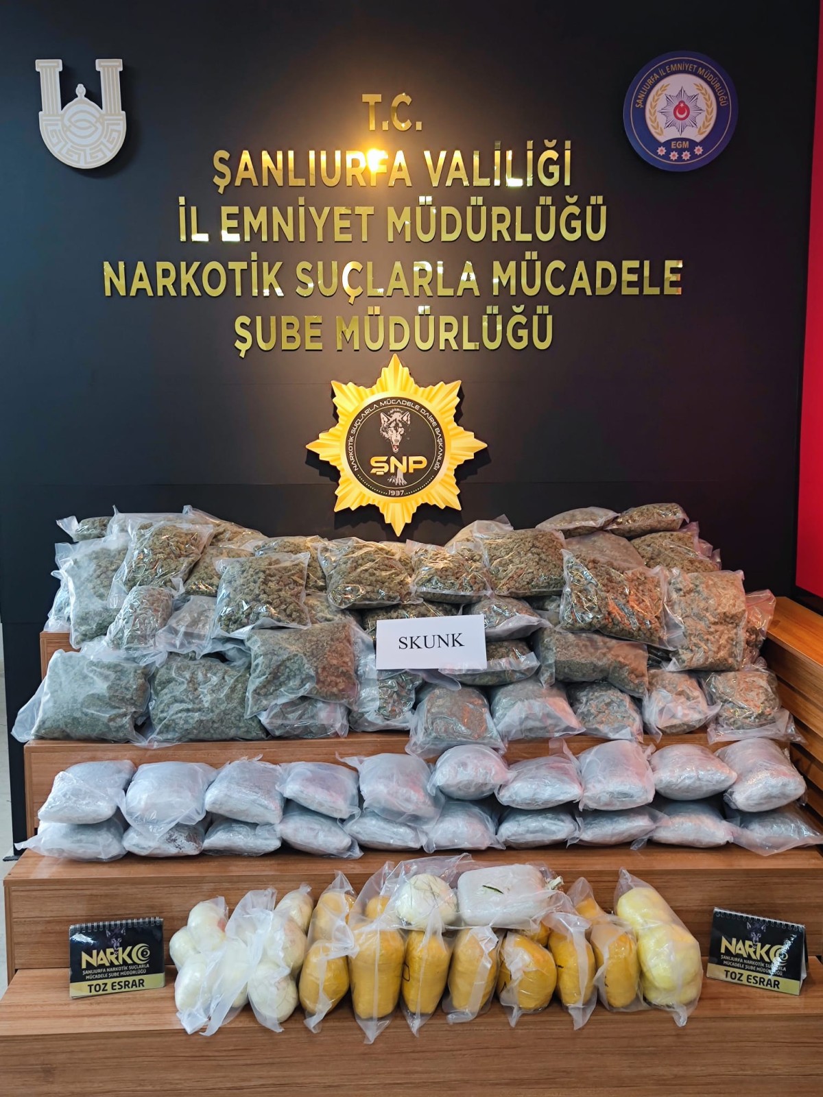 Şanlıurfa'da uyuşturucu operasyonu