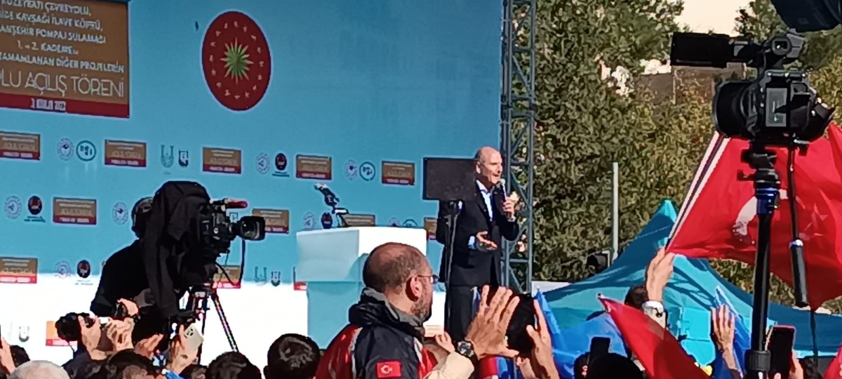 İçişleri Bakanı Soylu, Şanlıurfa'daki toplu açılış töreninde konuştu: