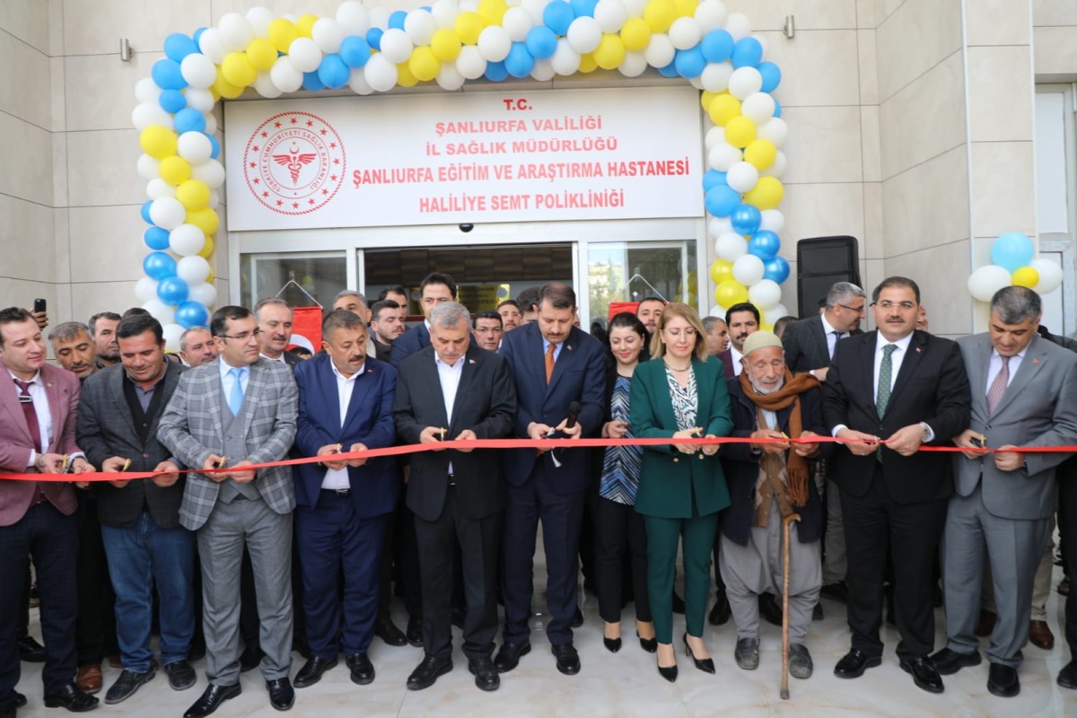 Haliliye Ağız ve Diş Sağlığı Merkezi ve Çocuk Polikliniği Açılışı yapıldı 
