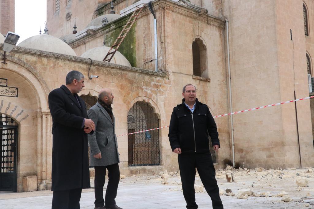 MÜFTÜ TOLAN HASAR GÖREN CAMİLERİ İNCELEDİ