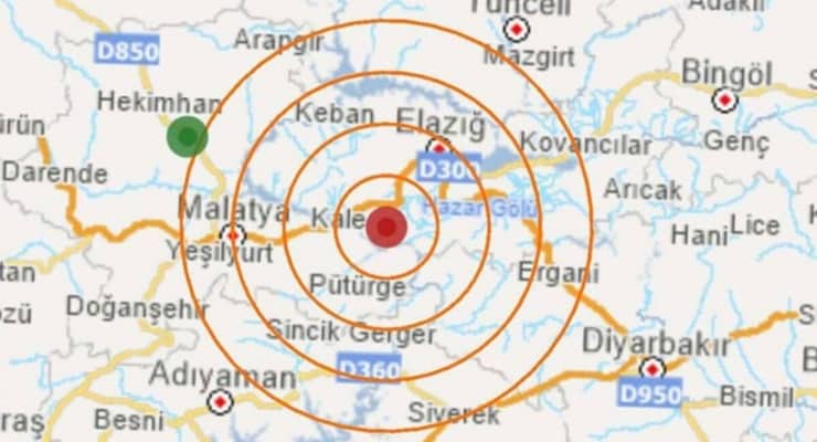 Deprem bölgesi Malatya’da heyelan, bir mezrayı yuttu  
