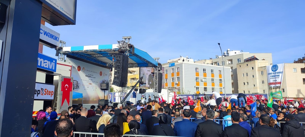 Cumhurbaşkanı Erdoğan, Şanlıurfa'da afet konutu temel atma ve anahtar teslim törenlerinde konuştu: (2)