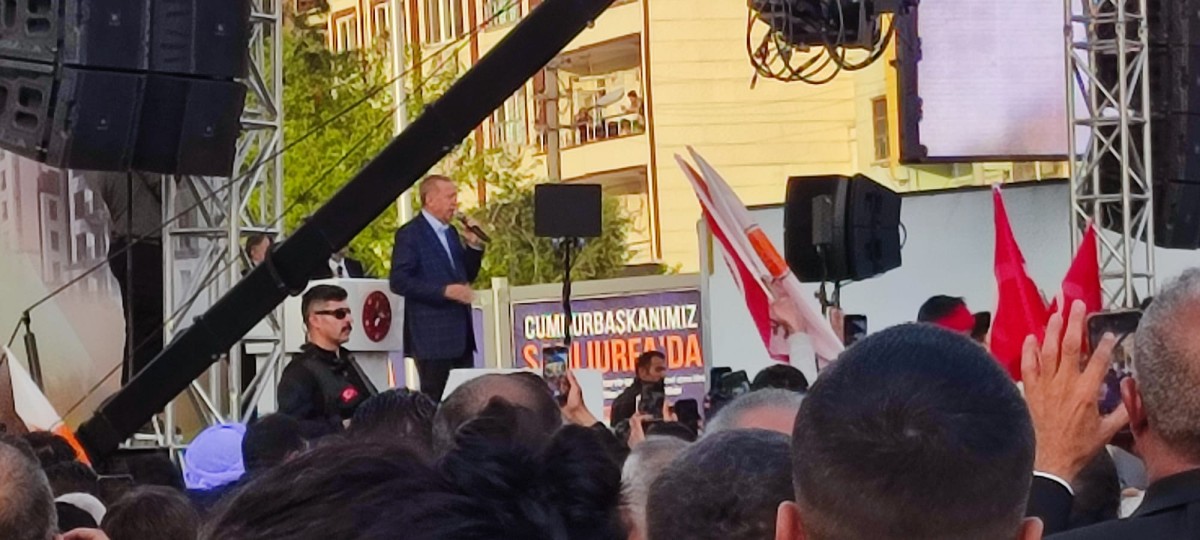 Cumhurbaşkanı Recep Tayyip Erdoğan Şanlıurfa'da konuşuyor 