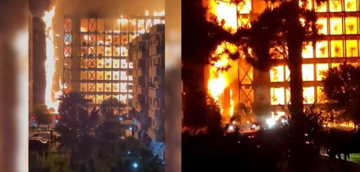 İzmir'de Folkart Sitesi'nde büyük yangın: Mahsur kalanlar itfaiye merdiveni ile kurtarılıyor