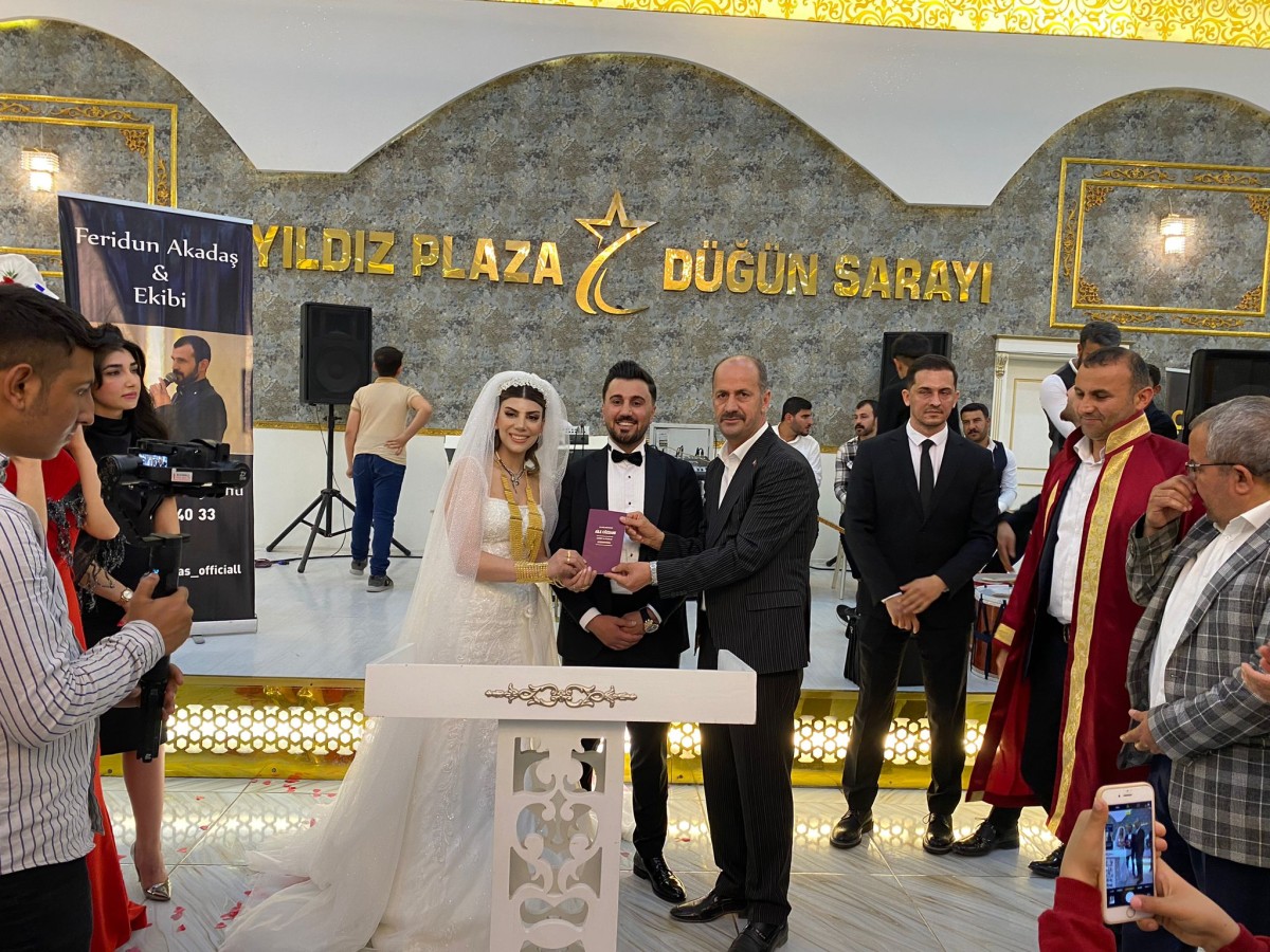 Başkan Yavuz, Gazi Metin Akaslan’nın Nikah Şahidi Oldu