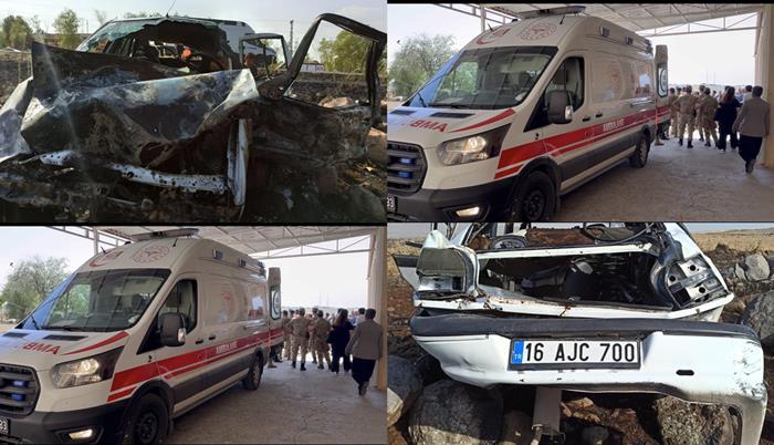  Şanlıurfa'da şarampole devrilen otomobildeki 2 kişi öldü, 3 kişi yaralandı