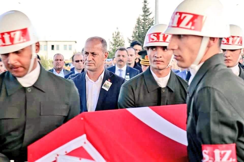 Başkan Yavuz'dan şehit asker için taziye mesajı