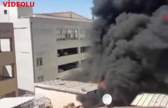 Şanlıurfa’da korkutan yangın: Klima motoru bomba gibi patladı
