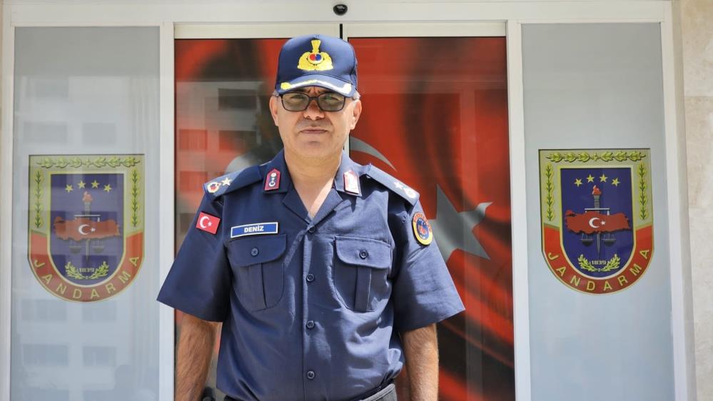 Şanlıurfa'dan giden Manavgat Jandarma İlçe Komutanı Jan. Bnb. Mustafa Deniz göreve başladı