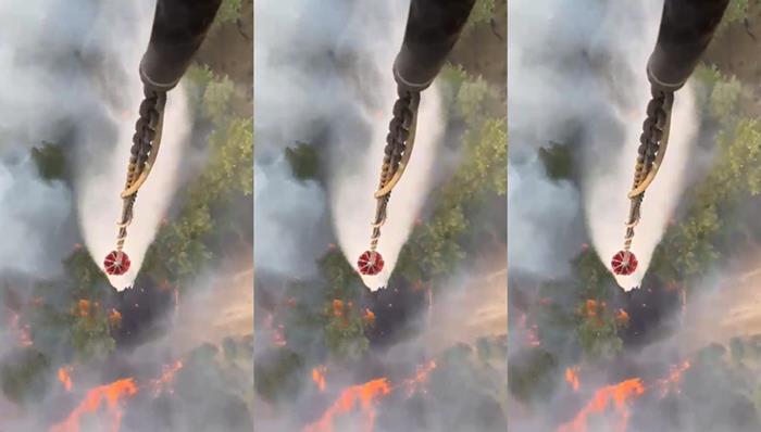 Çanakkale'deki orman yangınına müdahale sürüyor