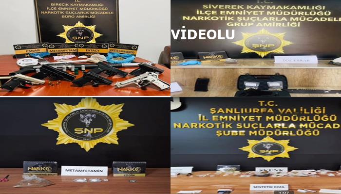 Şanlıurfa’da şok uyuşturucu operasyonu 23 gözaltı