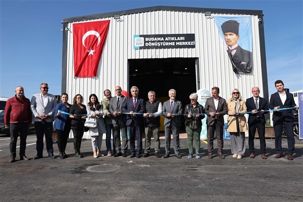 Nilüfer'de Budama Atıkları Dönüştürme Merkezi hizmete açıldı