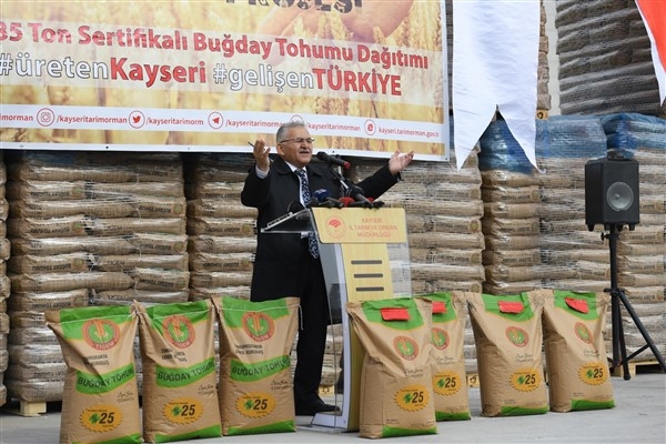 Büyükkılıç'tan çiftçiler için TAKE projesine büyük destek