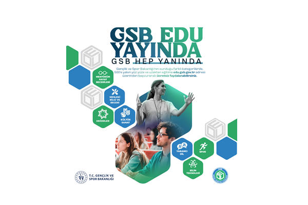 Gençlik ve Spor Bakanlığı GSB EDU Web sayfasını hayata geçirdi