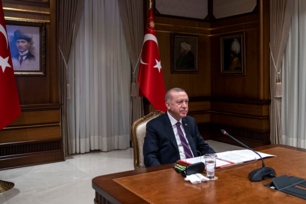 Cumhurbaşkanı Erdoğan,  Papa Fransuva ile görüştü