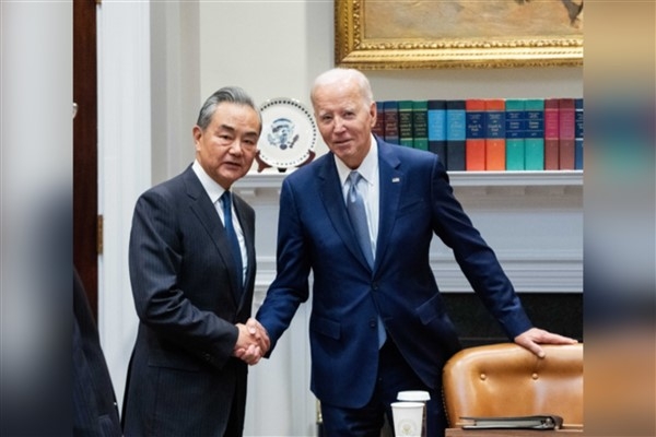 ABD Başkanı Joe Biden ile Çin Dışişleri Bakanı Wang Yi görüştü