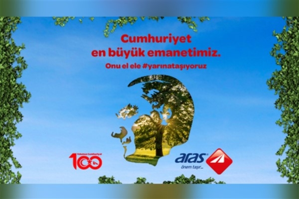 Aras Kargo Cumhuriyet’in 100’üncü yılını kutluyor