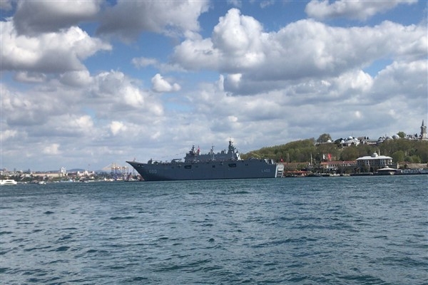 TCG Anadolu’da görevli Bahriyeliler Cumhuriyet Bayramı'nı kutladı