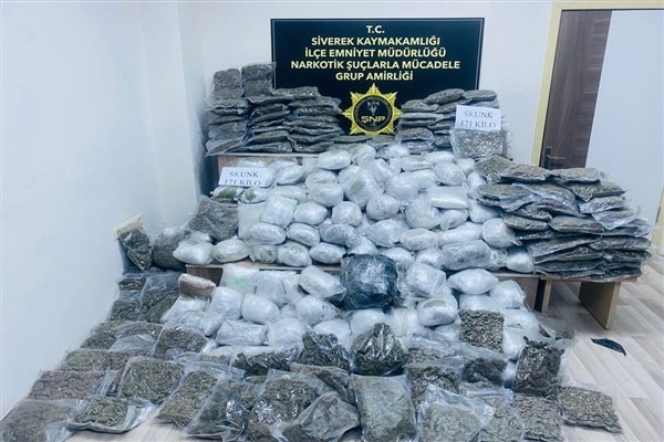 Şanlıurfa’da 171 kilo uyuşturucu ele geçirildi