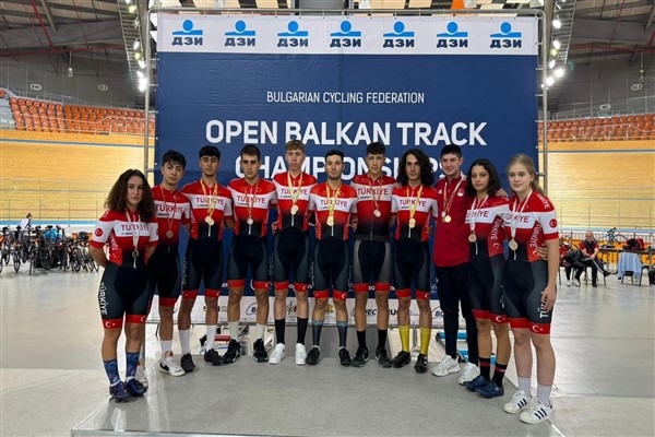 Balkan Açık Pist Bisikleti Şampiyonası'nda madalya yağmuru
