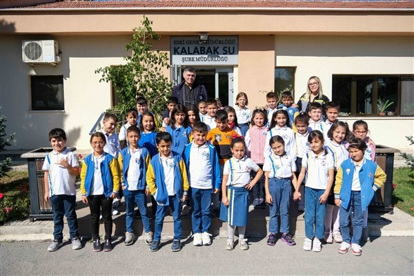Eskişehir Şeker İlkokulu öğrencilerine su tüketimi ve su tasarrufu eğitimi verildi
