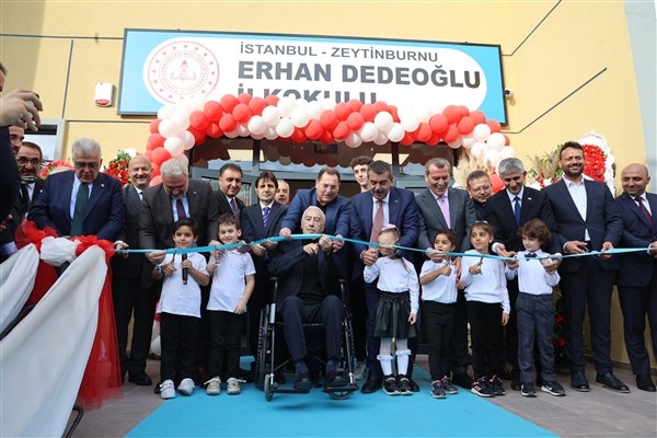 Erhan Dedeoğlu İlkokulu Bakan Tekin’in katılımıyla açıldı
