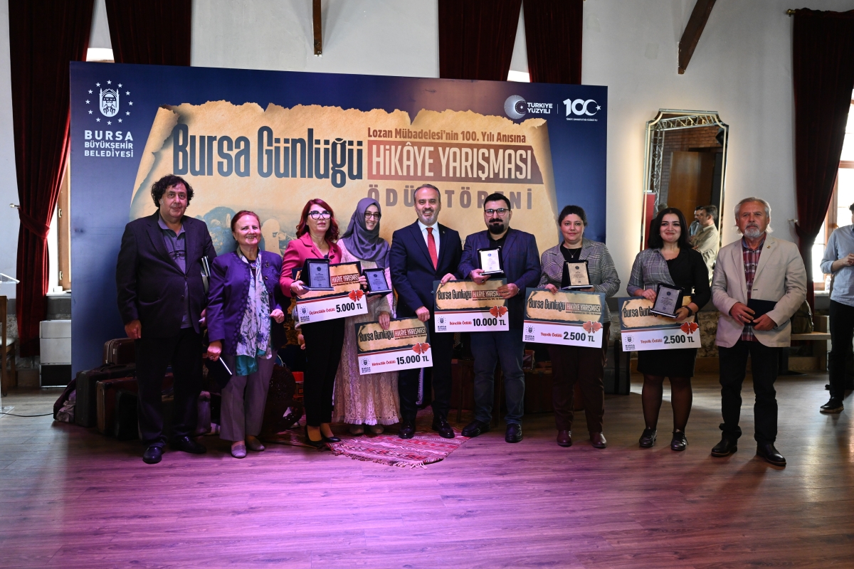 ‘Bursa Günlüğü Hikaye Yarışması’nın kazananları ödüllendirildi