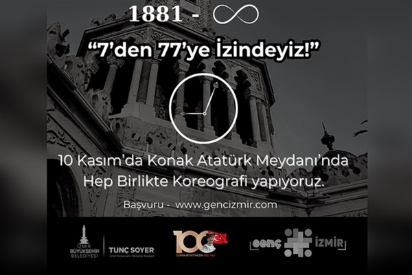 Konak Atatürk Meydanı’nda “7’den 77’ye İzindeyiz!” koreografisi yapılacak