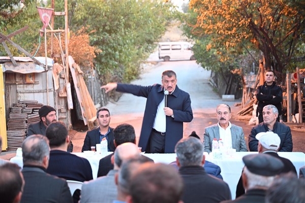 Başkan Gürkan, Orduzu Mahallesi sakinleriyle bir araya geldi
