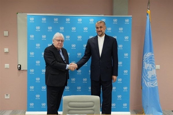 İran Dışişleri Bakanı Abdullahiyan, BM Genel Sekreter Yardımcısı Griffiths ile görüştü