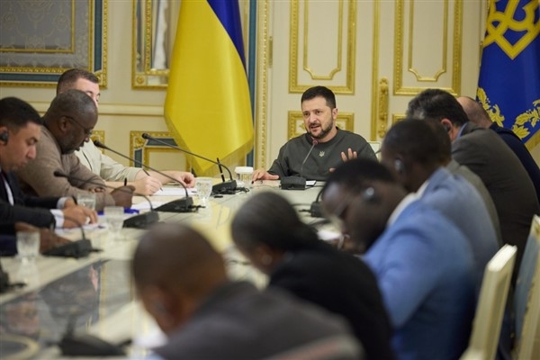 Zelenski: ″Saldırganlığa karşı küresel çoğunluğun Ukrayna'nın yanında olacağına eminim″