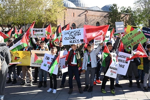 Konya Büyükşehir Belediyesi 'Kudüs'ün Çocukları' için sesini yükseltti