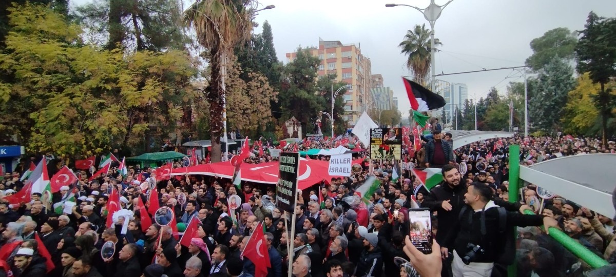 Şanlıurfa'da ″Filistin'e özgürlük için yürüyoruz″ etkinliği düzenlendi