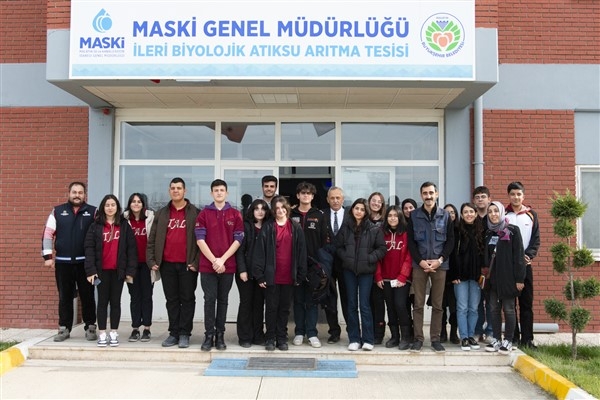 Tecde Anadolu Lisesi öğrencilerinden MASKİ'ye ziyaret