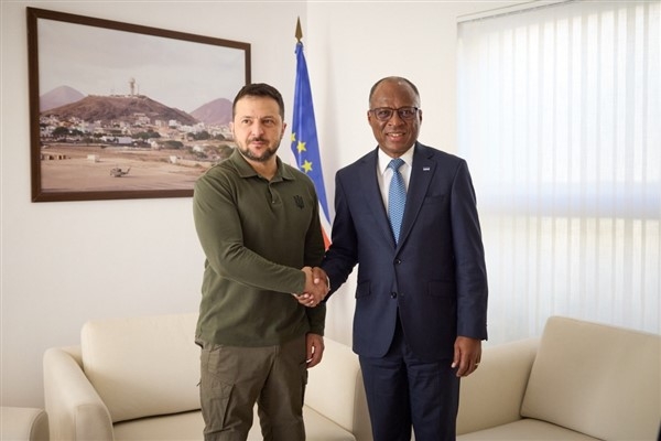 Zelenski, Yeşil Burun Adaları Başbakanı Silva ile görüştü