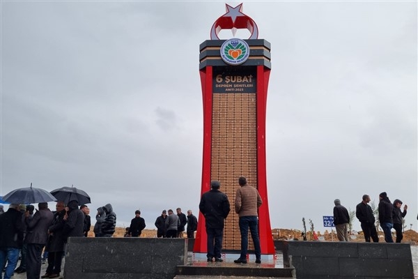 Malatya’da ‘6 Şubat Deprem Şehitleri Anıtı’ yapıldı