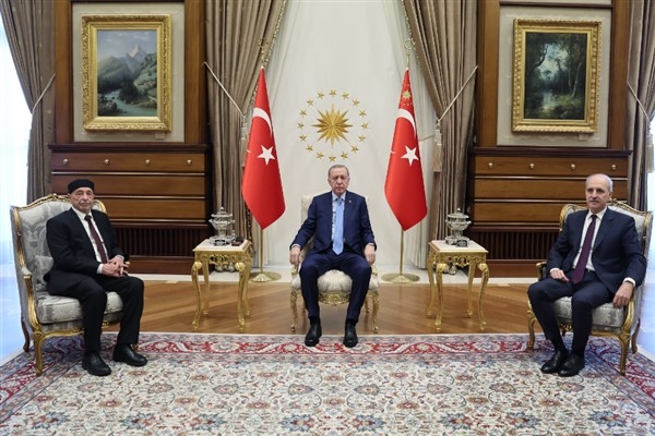 Cumhurbaşkanı Erdoğan, Libya Temsilciler Meclisi Başkanı Salih ile görüştü