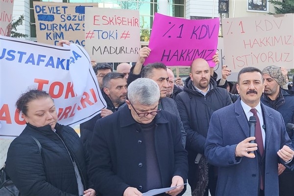 İYİ Partili Türkoğlu, TOKİ mağdurlarının yaşadığı sorunlara dikkat çekti
