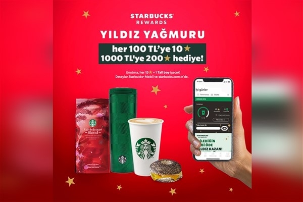 Starbucks'tan mobil kullanıcılarına yeni yıl hediyesi