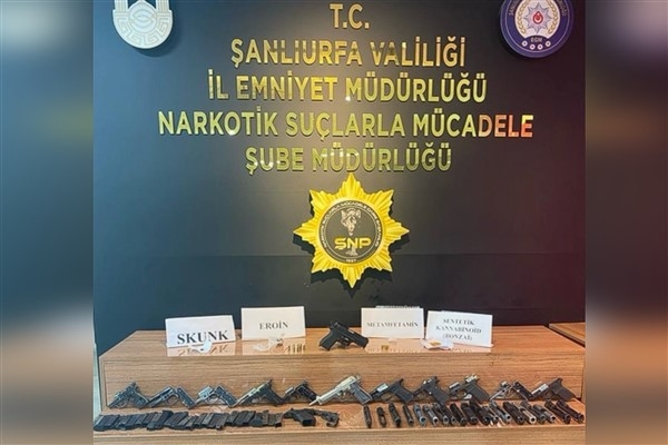 Şanlıurfa'da eş zamanlı düzenlenen operasyonda 5 şüpheli yakalandı