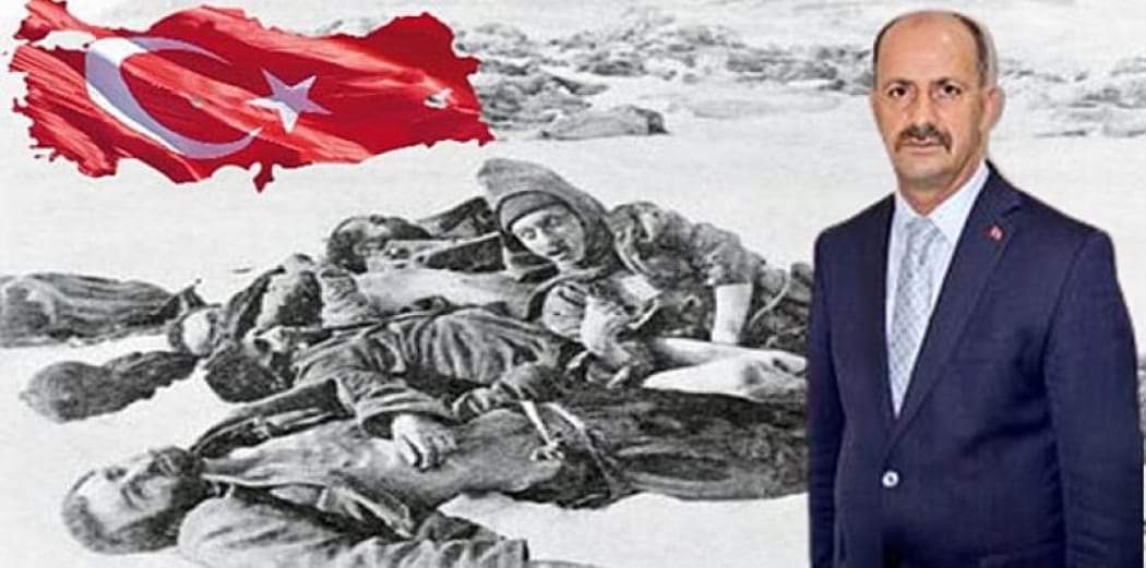 Başkan Yavuz'dan Sarıkamış Şehitlerini Unutmadı.