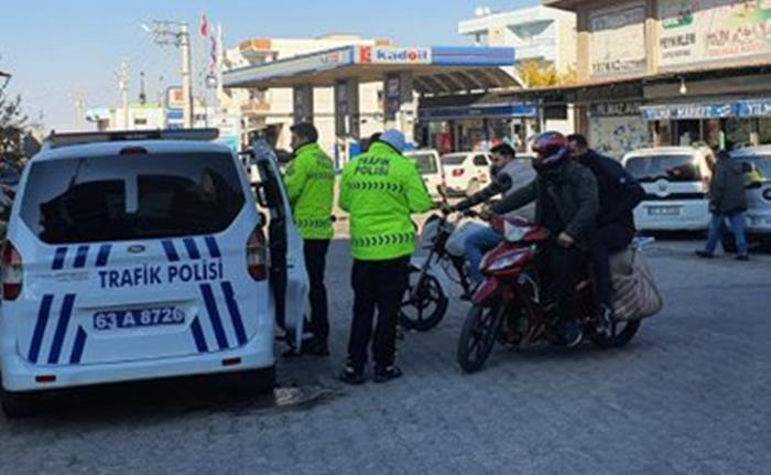 Şanlıurfa’da motosiklet denetimi
