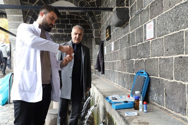 Diyarbakır'da su sistemi dezenfekte edildi