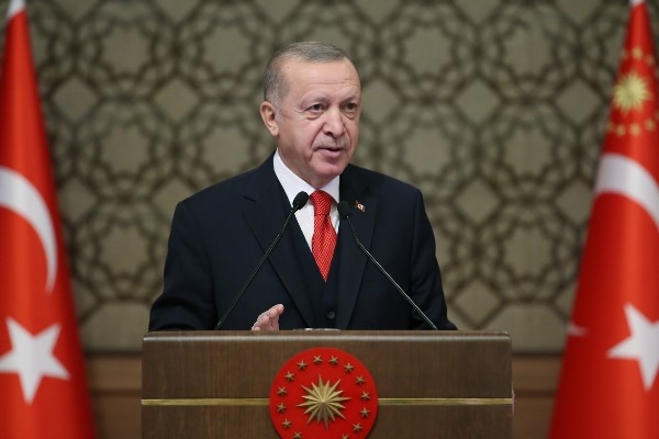 Cumhurbaşkanı Erdoğan: ″Merkez Bankası rezervi 145 milyar 456 milyon dolara çıktı″
