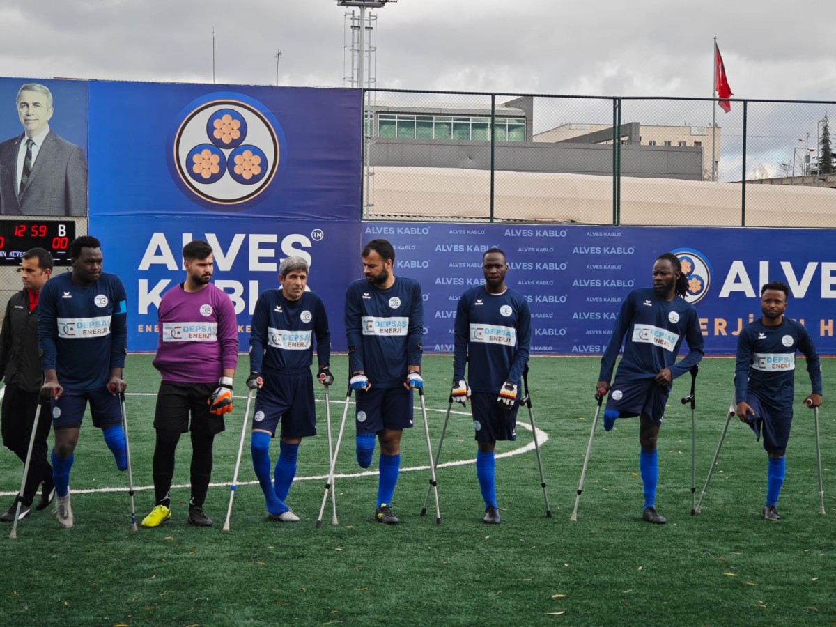 DEPSAŞ ENERJİ AMPUTE FUTBOL TAKIMINDAN ANLAMLI GALİBİYET