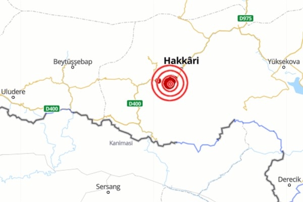 Hakkari’de deprem
