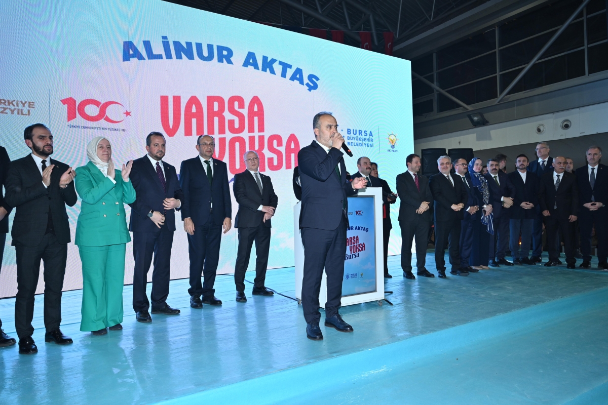 Başkan Aktaş: ''Cumhur İttifakı bayrağını Bursa'nın gönderine hep birlikte çekeceğiz''