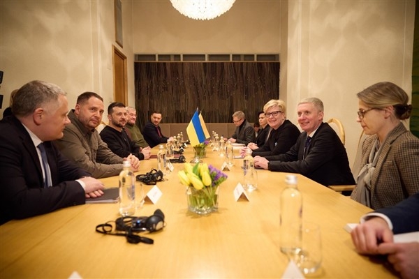 Zelenski, Litvanya Başbakanı Simonyte ile bir araya geldi