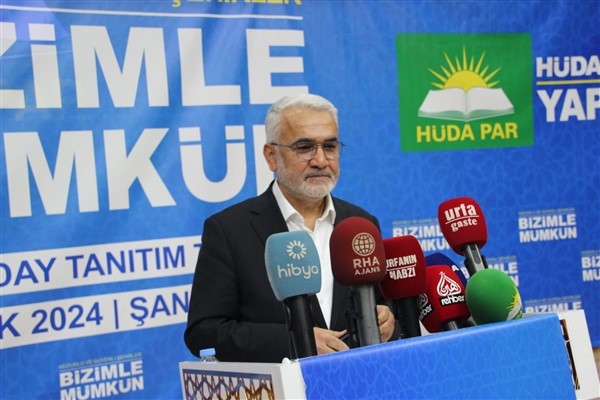 HÜDA PAR Şanlıurfa 'da adaylarını açıkladı