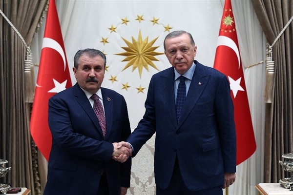 Cumhurbaşkanı Erdoğan, BBP Genel Başkanı Destici'yi kabul etti